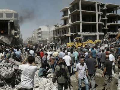 IS đánh bom kép ở Syria, 44 người chết