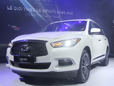 Xe 7 chỗ Infiniti QX60 ra mắt tại Việt Nam giá 3,4 tỷ đồng