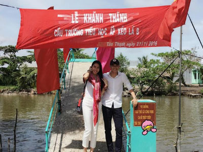 Cây cầu từ thiện của Công Vinh - Thủy Tiên bị chê "không đúng kỹ thuật"