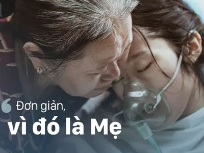 Cơn đau hết hành hạ mẹ rồi, mẹ ngủ ngon nhé, Gấu thương mẹ lắm, à ơi…