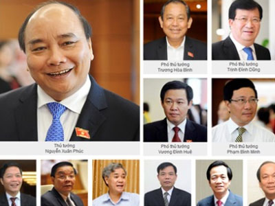Công bố kết quả phê chuẩn 26 thành viên Chính phủ