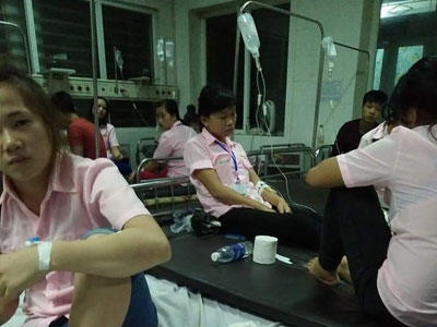 Sau bữa trưa, hơn 100 công nhân Unico Hàn Quốc bị ngộ độc
