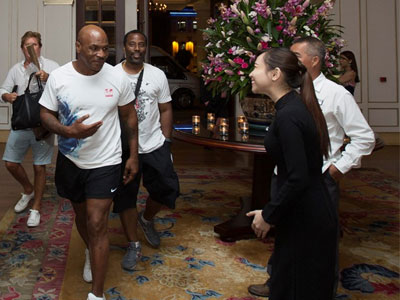 Mike Tyson đã có mặt ở TP HCM đóng phim cùng Trần Bảo Sơn
