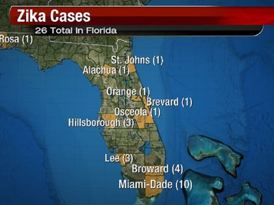 Mỹ: Số lượng người nhiễm virus Zika tăng nhanh tại bang Florida