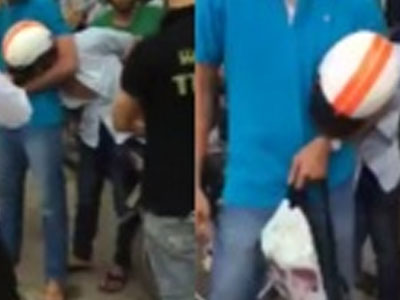 Video: Nghi cướp túi xách, người đàn ông bị dân kẹp cổ giữa phố