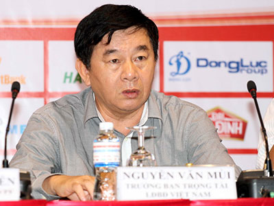 Ông Nguyễn Văn Mùi bị đề nghị thôi chức trưởng Ban trọng tài