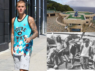 Chịu chơi như Justin Bieber thuê nhà 200 triệu/đêm