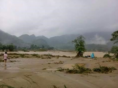 Tìm thấy thi thể 3 nạn nhân bị lũ cuốn ở Lào Cai