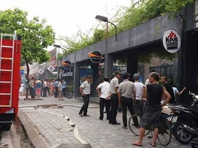 Cháy tại nhà hàng Vuvuzela Nguyễn Khánh Toàn