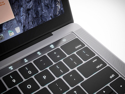 Apple trang bị cảm biến vân tay ở nút nguồn cho MacBook Pro