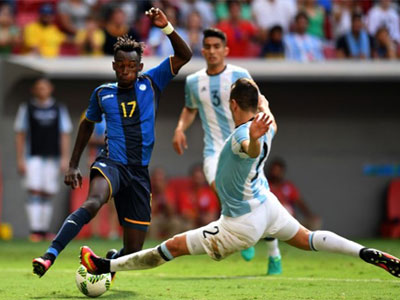 Argentina bị loại khỏi môn bóng đá nam Olympic