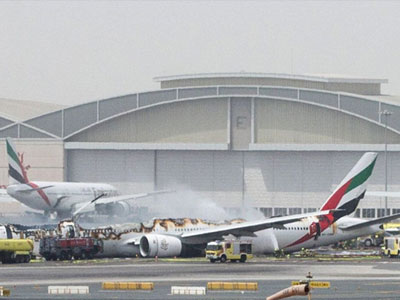 Hành khách thoát chết vụ cháy máy bay Emirates trúng số triệu đô