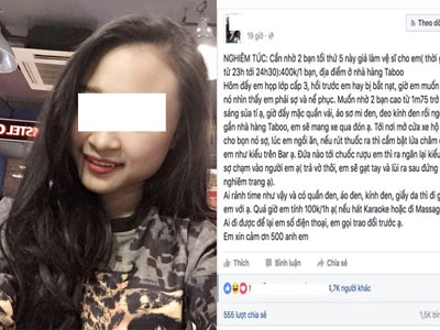 Cô gái Hà Nội đi bar thuê vệ sĩ để ra oai với bạn bè