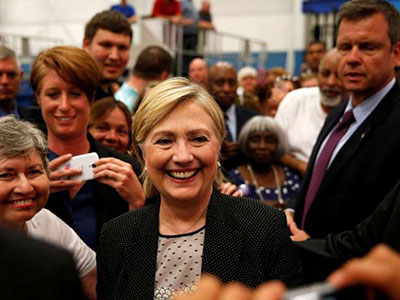 Hillary Clinton tuyên bố sẽ đấu tranh với Trung Quốc