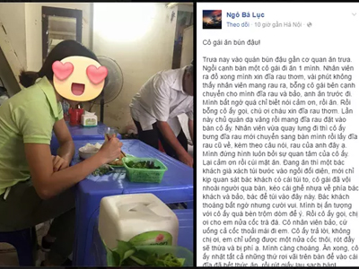 Câu chuyện đáng suy ngẫm: Người tốt đôi khi chỉ là "cô gái ăn bún đậu bàn kế bên"