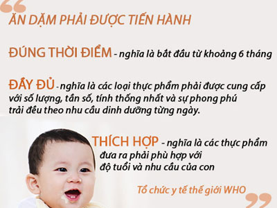 Cẩm nang ăn dặm "toàn tập" dành cho bé 5-6 tháng tuổi
