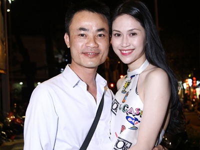 Chồng doanh nhân của Hoa hậu Thu Vũ lần đầu lộ diện