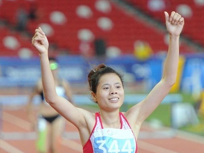Nguyễn Thị Huyền không vượt qua vòng loại 400 m