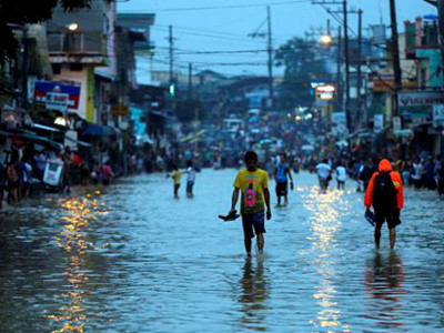 5 người chết, 70.000 người mất nhà cửa vì mưa lũ ở Philippines