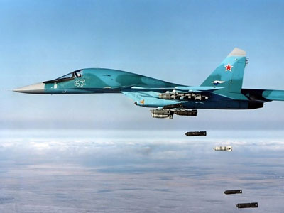 Máy bay Nga san phẳng trung tâm chỉ huy và kho vũ khí của IS ở Syria