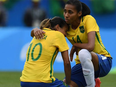 Chủ nhà Brazil vỡ mộng huy chương vàng bóng đá nữ Olympic