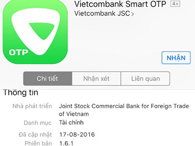 Vietcombank âm thầm cập nhật liên tiếp Smart OTP trên di động