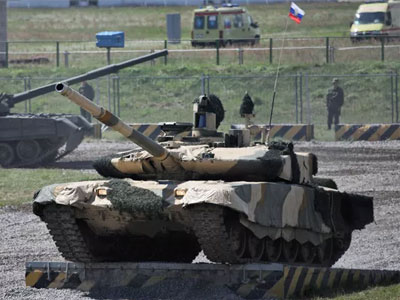 Xe tăng T-90MS lập "lá chắn thép" bảo vệ thủ đô Hà Nội?