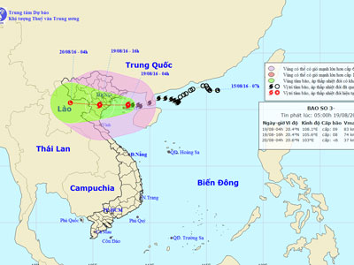 Bão số 3: Sắp vào Hải Phòng, Ninh Bình sóng cao 6m cảnh báo lũ quét