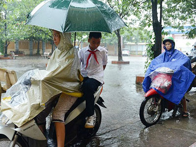 Bỏ quên con ngày mưa bão