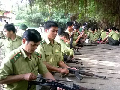 Kiểm lâm Yên Bái được trang bị 105 khẩu súng K59 và AK