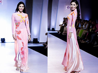 Lan Khuê trở lại sàn catwalk sau nhiều tháng vắng bóng