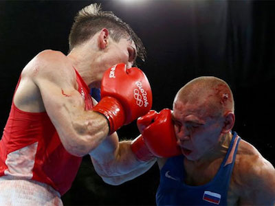 Sau chiến thắng tai tiếng, võ sĩ Nga rời Olympic với lý do chấn thương