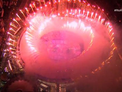 Clip: Màn pháo hoa rực rỡ khép lại Olympic Rio 2016