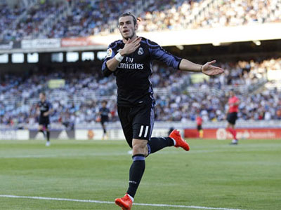 Vắng Ronaldo, Bale lập cú đúp giúp Real thắng đậm