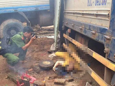 Xe tải tông liên hoàn, 6 người thương vong