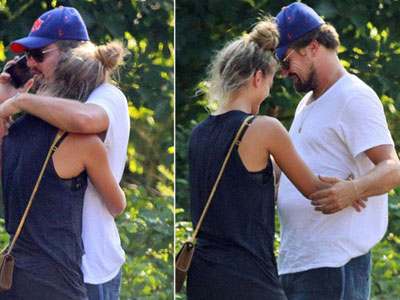 Leo DiCaprio vỗ về, trấn an bạn gái sau khi bị tông xe