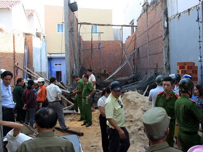 Sập công trình gây chết người ở Bình Định do giàn giáo yếu