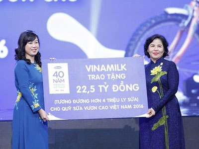 Vinamilk 40 năm nuôi dưỡng ước mơ vươn cao Việt Nam