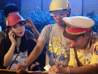 Du học sinh bị phạt 3,5 triệu đồng vì nồng độ cồn vượt mức