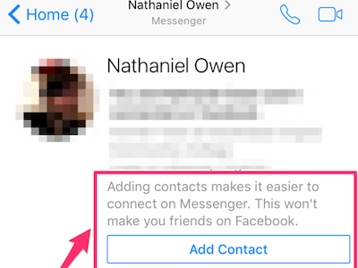 Facebook Messenger thêm tính năng mới cực hay cho người không có nhu cầu kết bạn