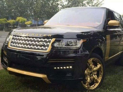 Bộ vành Rồng vàng giá 100 triệu đồng cho Range Rover