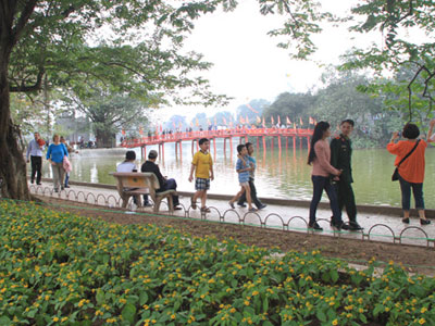 Khu vực hồ Gươm sẽ thành không gian đi bộ từ 1/9