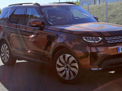 Land Rover Discovery 2017 lộ diện rõ nét trên đường chạy thử