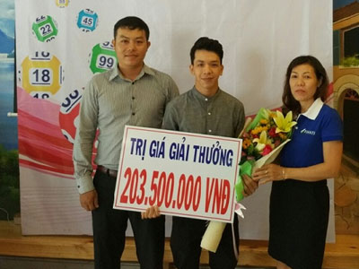Đã có người trúng 203,5 triệu đồng vé số “kiểu Mỹ”