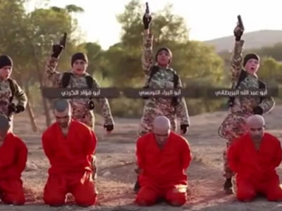 IS tung video trẻ em hành quyết tù nhân người Kurd