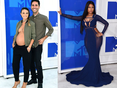 Sao nữ mang bầu bán nude làm lu mờ cả dàn siêu sao trên thảm đỏ MTV VMAs 2016