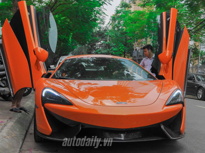 Xế khủng McLaren 570S Coupe thứ 2 có mặt Việt Nam