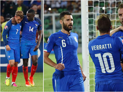 Italia vs Pháp, 02h00 ngày 2/9: Bài test cho hai kẻ lỡ hẹn