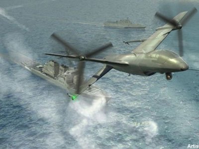 Mỹ phát triển UAV cánh quạt nghiêng vũ trang mới cho hải quân đánh bộ