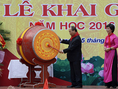 Bài phát biểu xúc động của Thủ tướng trong ngày khai giảng
